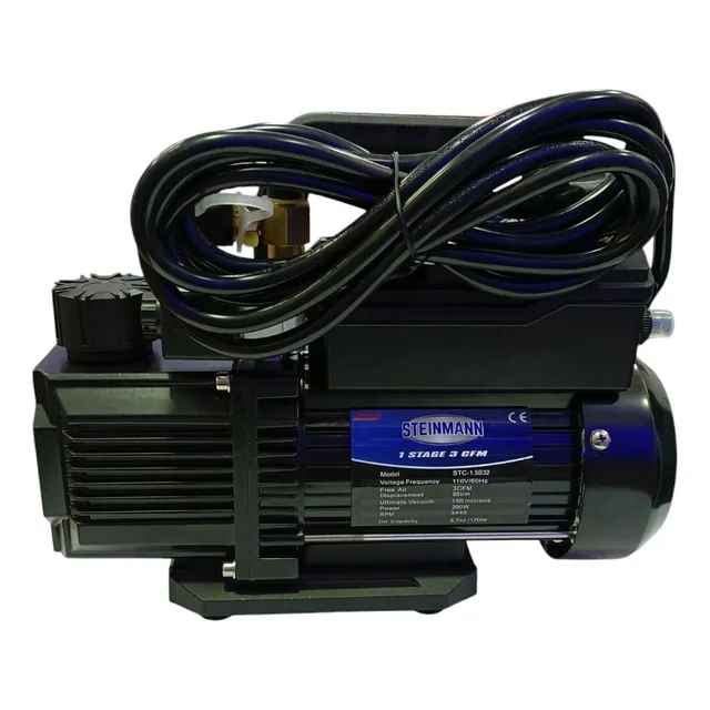 Bomba Vacio R32 200w 3cfm 1 Etapa 3440rpm 110v A2l Steinmann