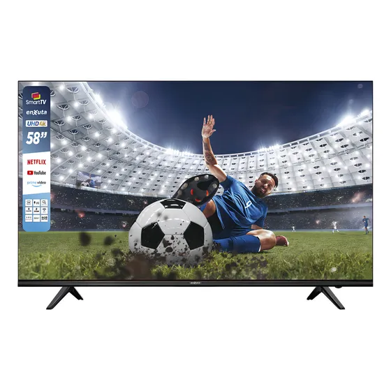 Smart Tv Enxuta 58'' Ultra Hd 4k Wifi Bt Sintonizador LEDENX1258SDF4KW