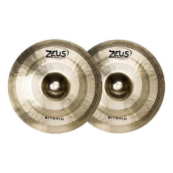 Prato Chimbal Hi-hat 14 Zeus Hybrid Zhhh14