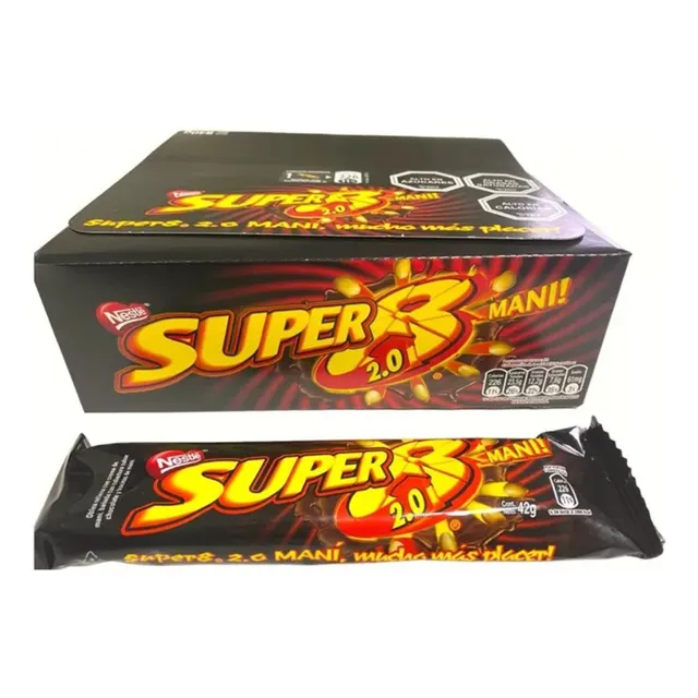 Display Super 8 2.0 Maní (display De 20 Unidades)