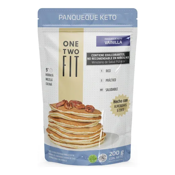 Panqueques Keto Sabor  Vainilla Otf 200gr 10 Pancakes 