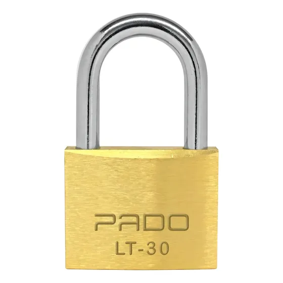 Cadeado Pado 30mm Caixa 10 Peças Mesmo Segredo Cor Dourado