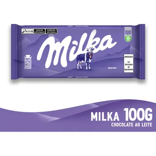 Chocolate Ao Leite Alpine Milk Milka Pacote 100g Chocolate Ao Leite Alpine Milk Milka Pacote 100g