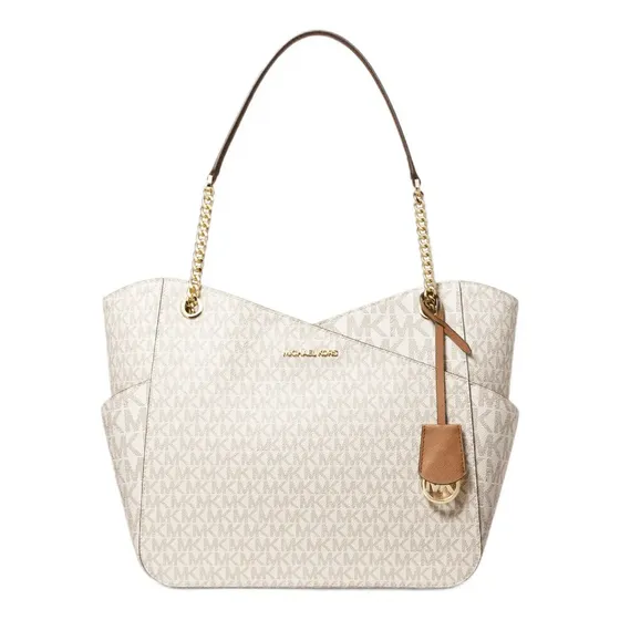 Bolsa tote Michael Kors Jet Set Large color vainilla | Cuotas sin interés