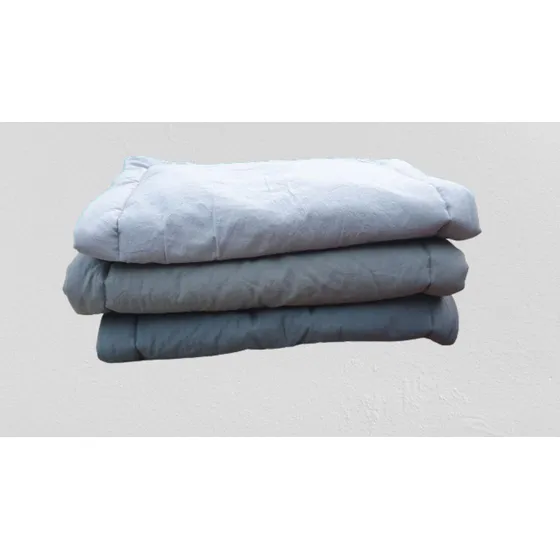Pillow Pie De Cama Cubre Sillón Tusor 3 Cuerpos Reversible
