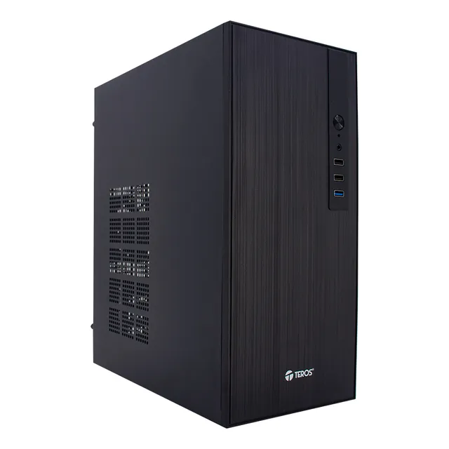 Case Teros Te-1034s Mini Tower Atx 250 W Usb 3.0/2.0 Negro