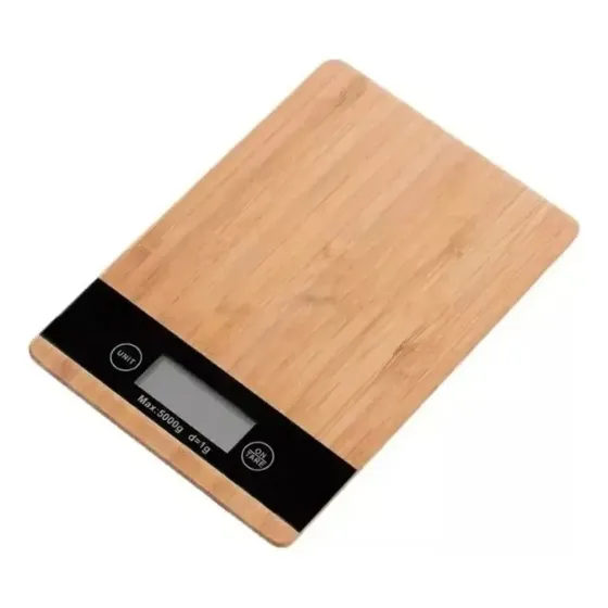 Balanza Digital Boro Bamboo 5kg con Precisión 1g y Función Tara | Cuotas sin interés