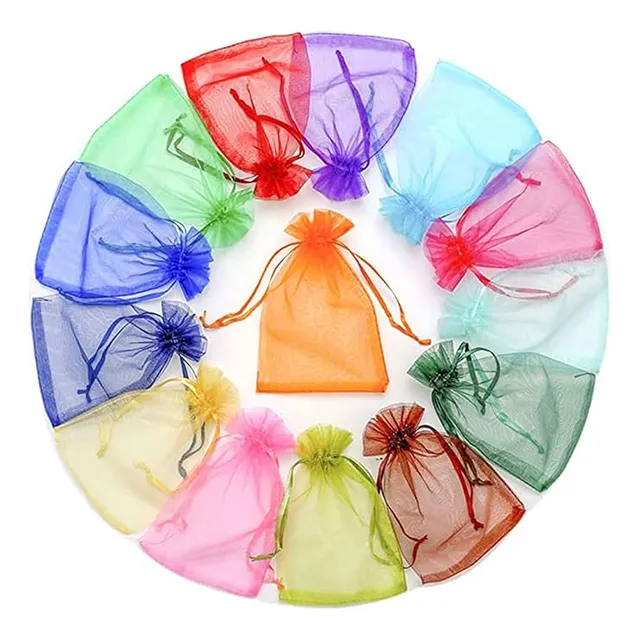 Bolsas Bolsitas De Organza 9x7cm - 20 Unidades