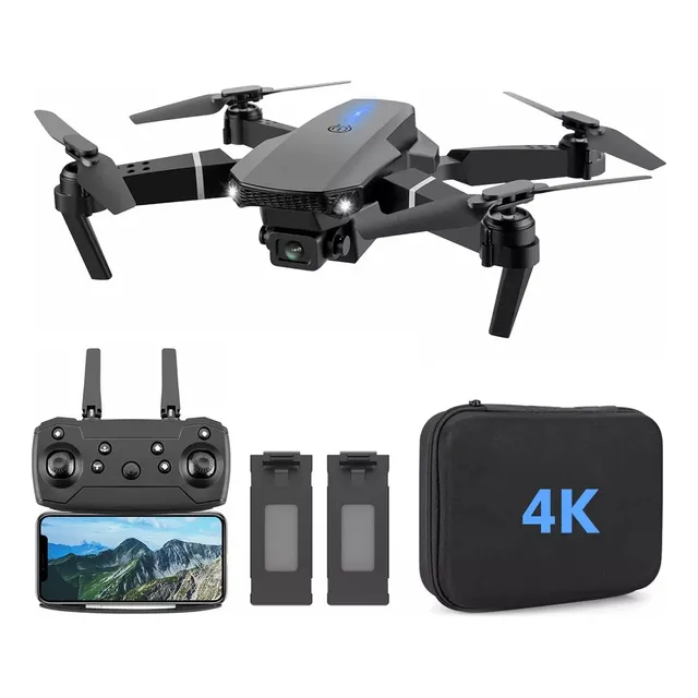 Mini Drone Ourlife Ak Air 2 2.0 Con Dual Cámara 2 Baterías