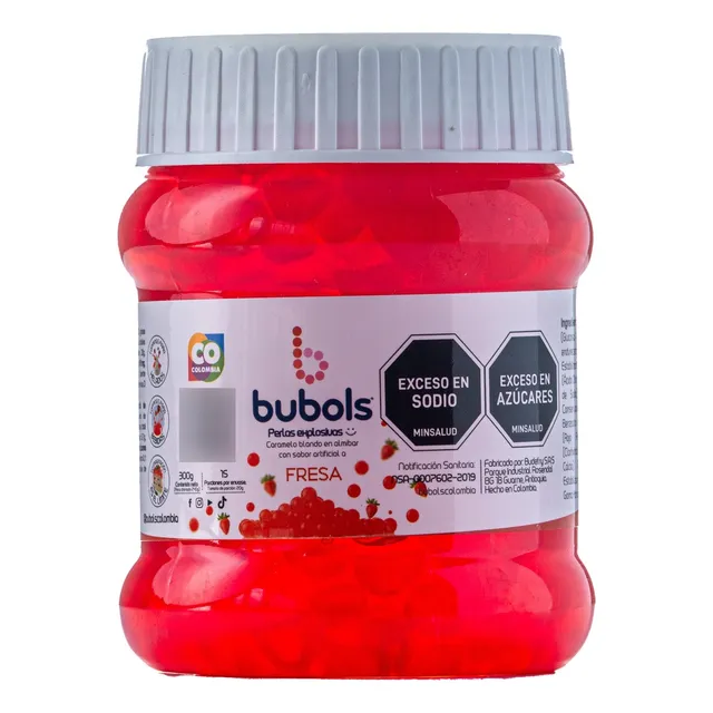 Perlas O Burbujas Explosivas Sabor A Fresa 300 Gramos