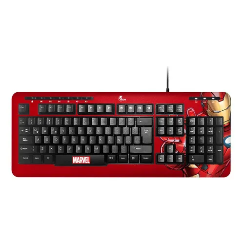 Teclado Cableado Xtech Edición Iron Man