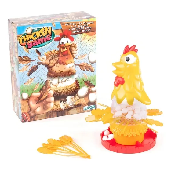 Juego De Mesa Game Chicken Saca La Pluma Ditoys