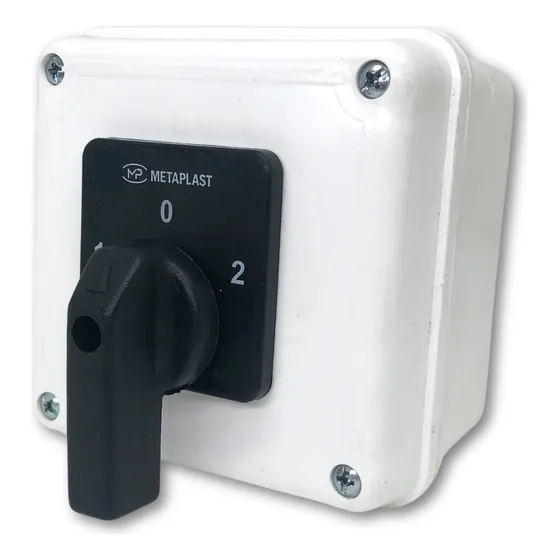 Llave Conmutadora Bipolar 25a Metaplast Grupo Electrogeno