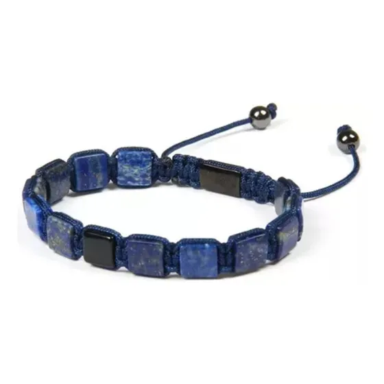 Pulsera Piedra Lapislazuli Hombre Moda 2019