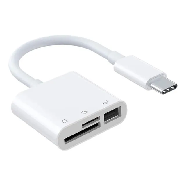 Lector De Tarjetas De Memoria 3 En 1 C A Usb Sd Tf Otg Hub U