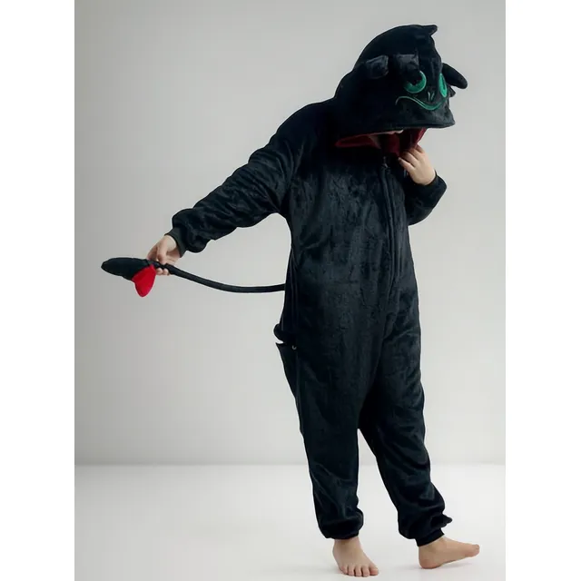 Pijama Mameluco Para Niño Kigurumi Dragon Chimuelo Cosplay