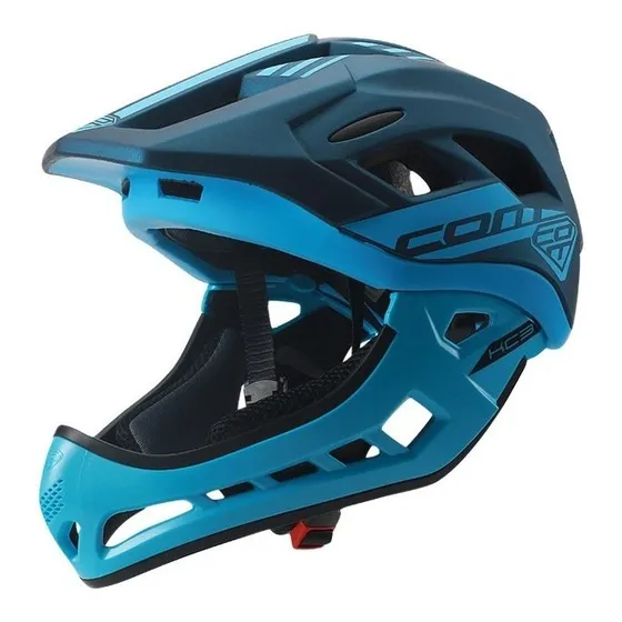 Casco Integral Niños Comsports Blue Go Color Azul Talla S