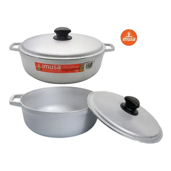 Caldero Imusa 36 Cms Con Tapa Aluminio