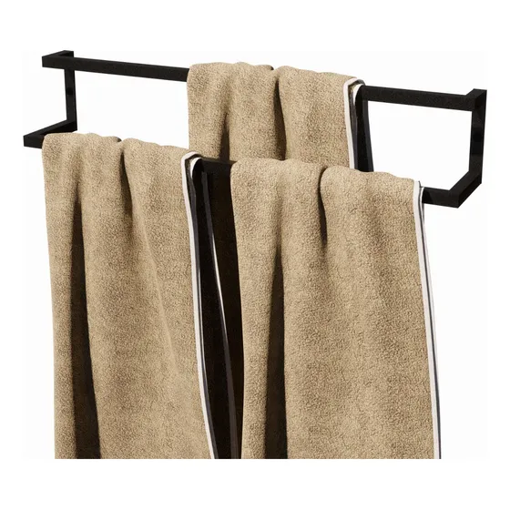 Porta Toalha De Banho Parede Toalheiro Duplo Para Banheiro
