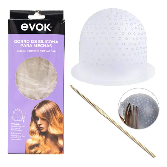 Gorra De Mechas De Silicona Evok Profesional