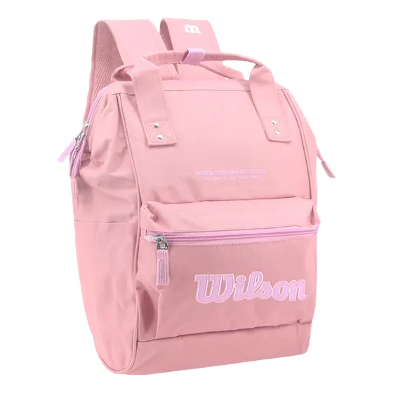 Mochila Cartera Boca De Pez Wilson Urbana 16 PuLG Reforzada Viaje Deportiva Gym Color Rosa 65.ak000
