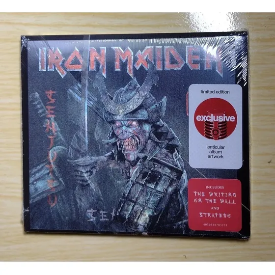 Iron Maiden Senjutsu Cd Capa Lenticular - Capa 3d Target