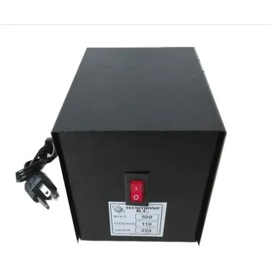 Transformador  Voltaje 110  220 Voltios 500 Watios
