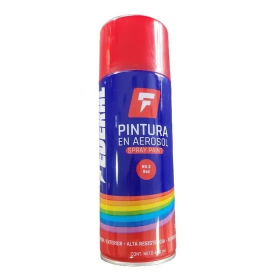 Pintura En Spray Cromado Marca Federal