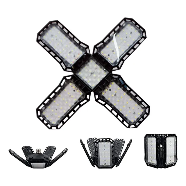 Bombillo Led Plegable 4fan+lamp