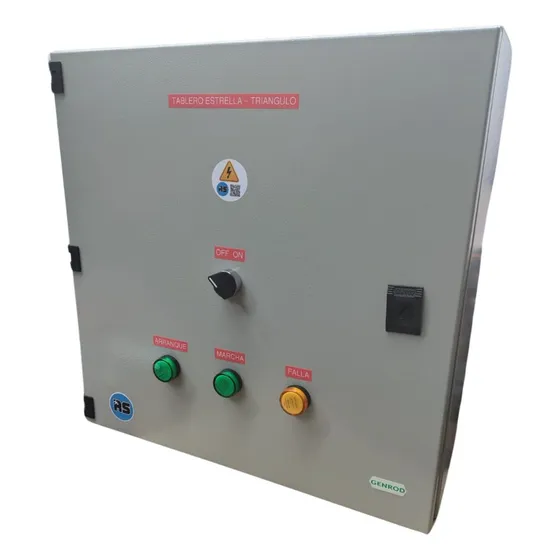 Tablero Arranque Estrella Triangulo 50hp 37kw 80a 380v