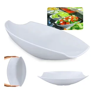 Kit 4 Travessas 46cm Buffet Salada Oval Funda Restaurante Kit 4 Travessas 46cm Buffet Salada Oval Funda Restaurante