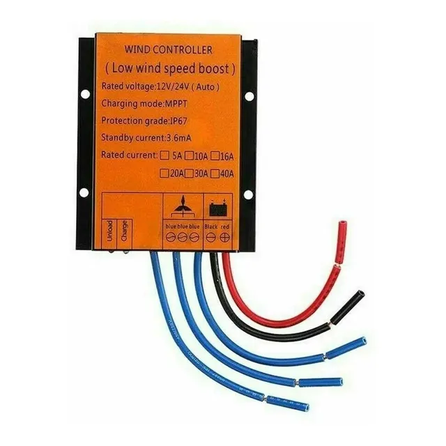 Controlador Eolico 40a Turbina Viento Mppt 12/24v Auto