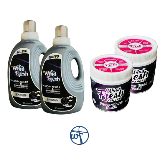 Detergente Ropa Negra + Pasta Wind Fresh Advanced