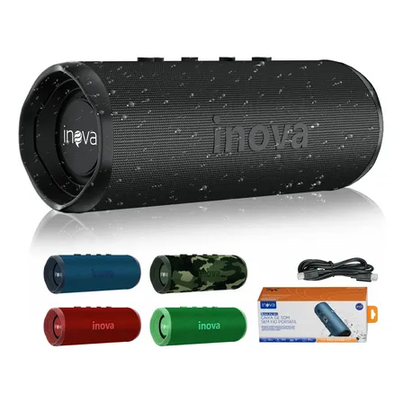 Caixa De Som Bluetooth Tws Estéreo Alta Hifi Longa Duração Preto 5v