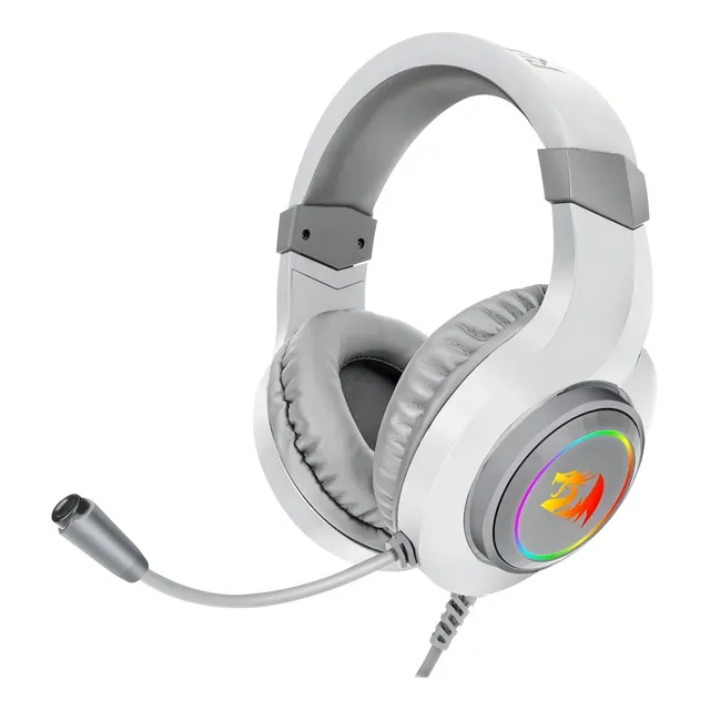 Auricular Gamer Multiplataforma Redragon Hylas Blanco C/ Rgb