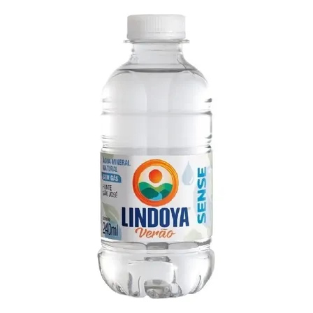 Água Lindoya Verão Sense 240ml Kit Com 12 Unidades