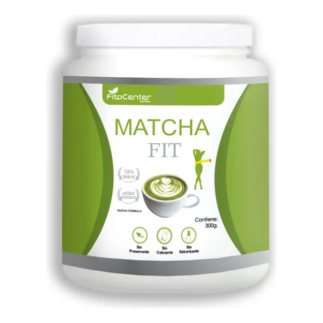 Suplemento Matcha Fit Fitocenter Natural Reduce De Peso 300g