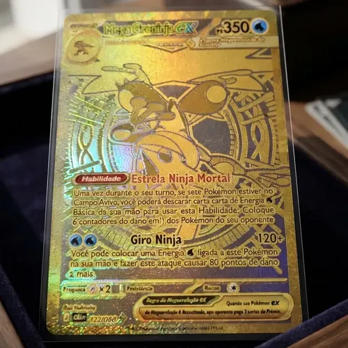Mega Greninja Ex 122/086 Dourado Caos Ascendente Nm Perfeita