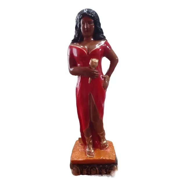 Imagen Estatua Pomba Gira Rosa 40cm Altura
