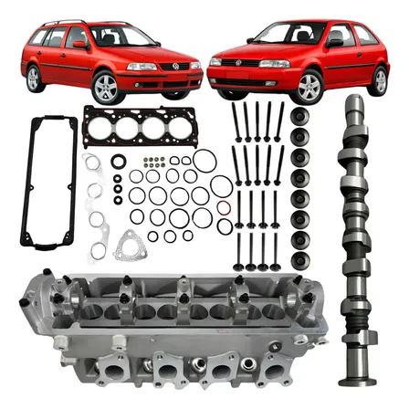 Cabeçote Completo Gol Parati Mi 1.0 8v At 1997 2001 Gasolina