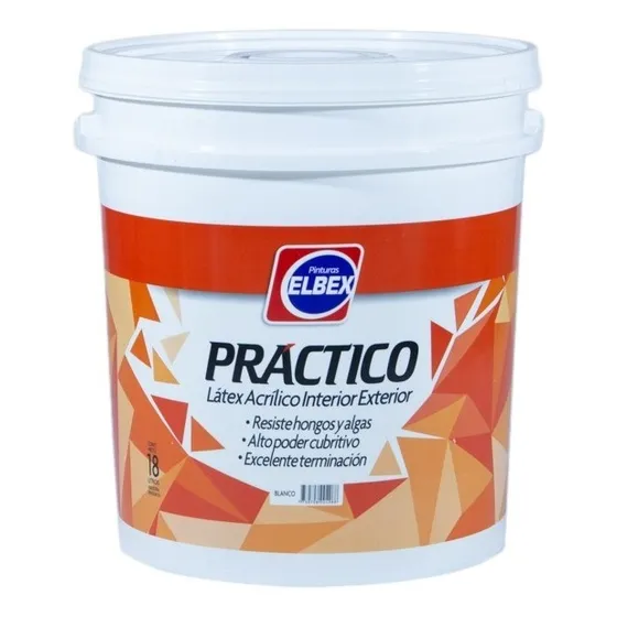 Elbex Práctico Látex Int/ext. X 18 Lt Prestigio