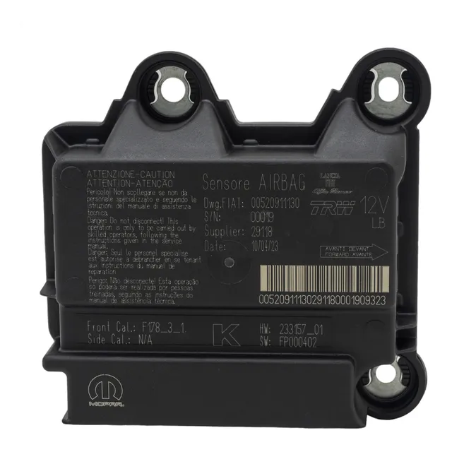 Modulo Centralina Airbag Original Strada 2013/2019 Letra K