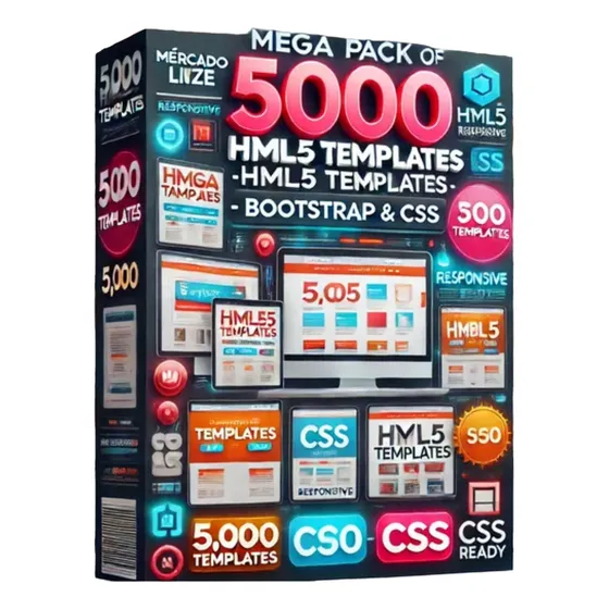 Mega Pacote C/ 5.000 Sites Prontos Html5 ( Bootstrap & Css )