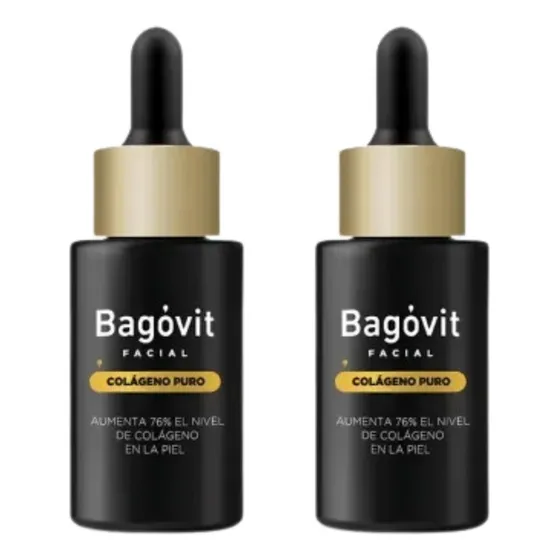 Combo X2 Bagovit Serum Facial Colágeno Puro 30ml.