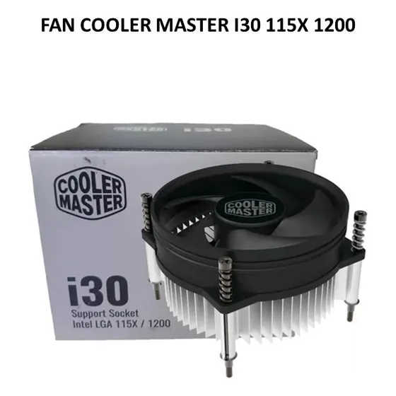 Fan Cooler Master I30 Compatible Con Sockets Intel Lga 115x.
