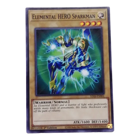 Elemental Hero Sparkman Comun Yugioh