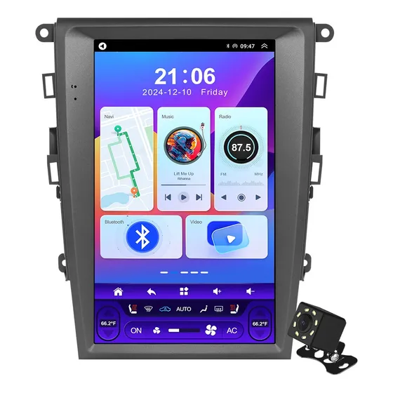 Estéreo Para Fusion 2013- Manual A/c Android 13 Carplay Gps