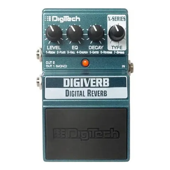 Pedal De Efecto Digitech Digital Reverb Verde