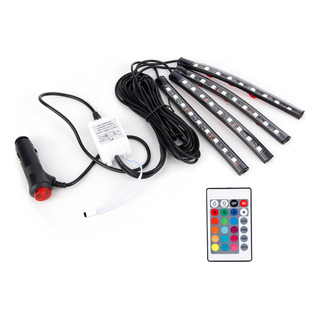 Tiras Led Rgb Para Control Remoto, Colorido Interior De Coch Tiras Led Rgb Para Control Remoto, Colorido Interior De Coch