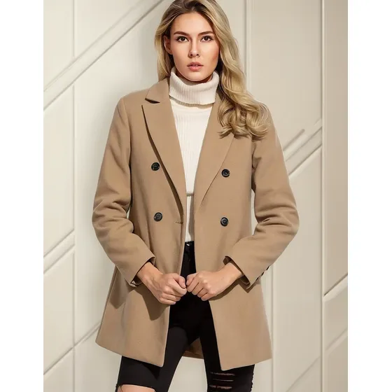 Abrigo Para Mujer En Color Camel